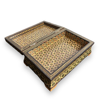 Vintage 1960s Persian Khatam Mosaic Jewellery Box