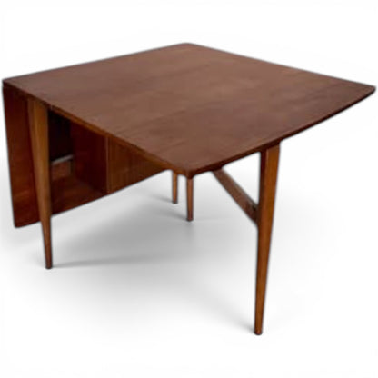 Mid Century EON Elliotts of Newbury Teak Drop Leaf Dining Table | Gate Leg Extending Kitchen Table