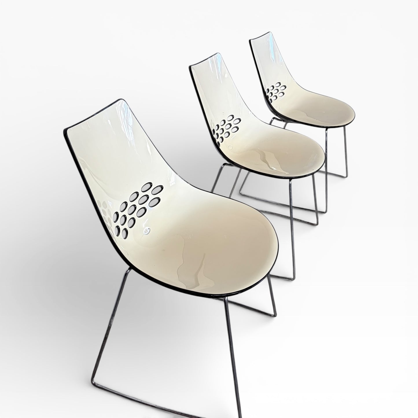 Italian Calligaris ‘Jam’ Dining Chairs – Set of Four