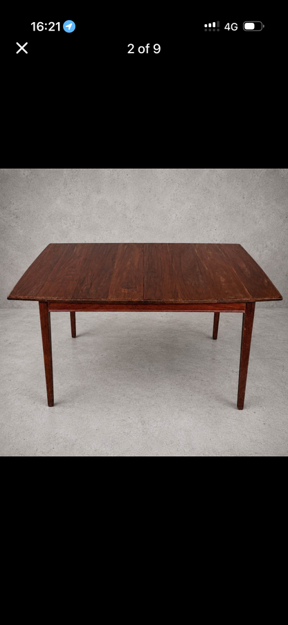 Gordon Russell of Broadway Teak Plank Dining Table Vintage Mid Century