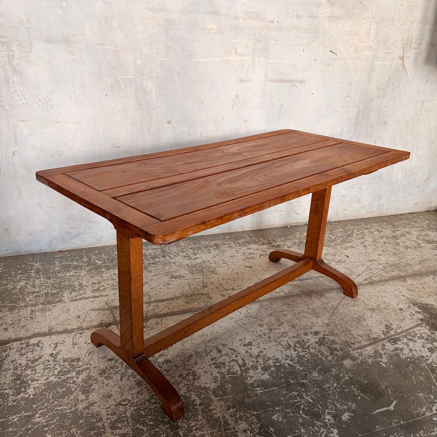 Art Deco Tiger Oak Coffee Table Attributed to Heals