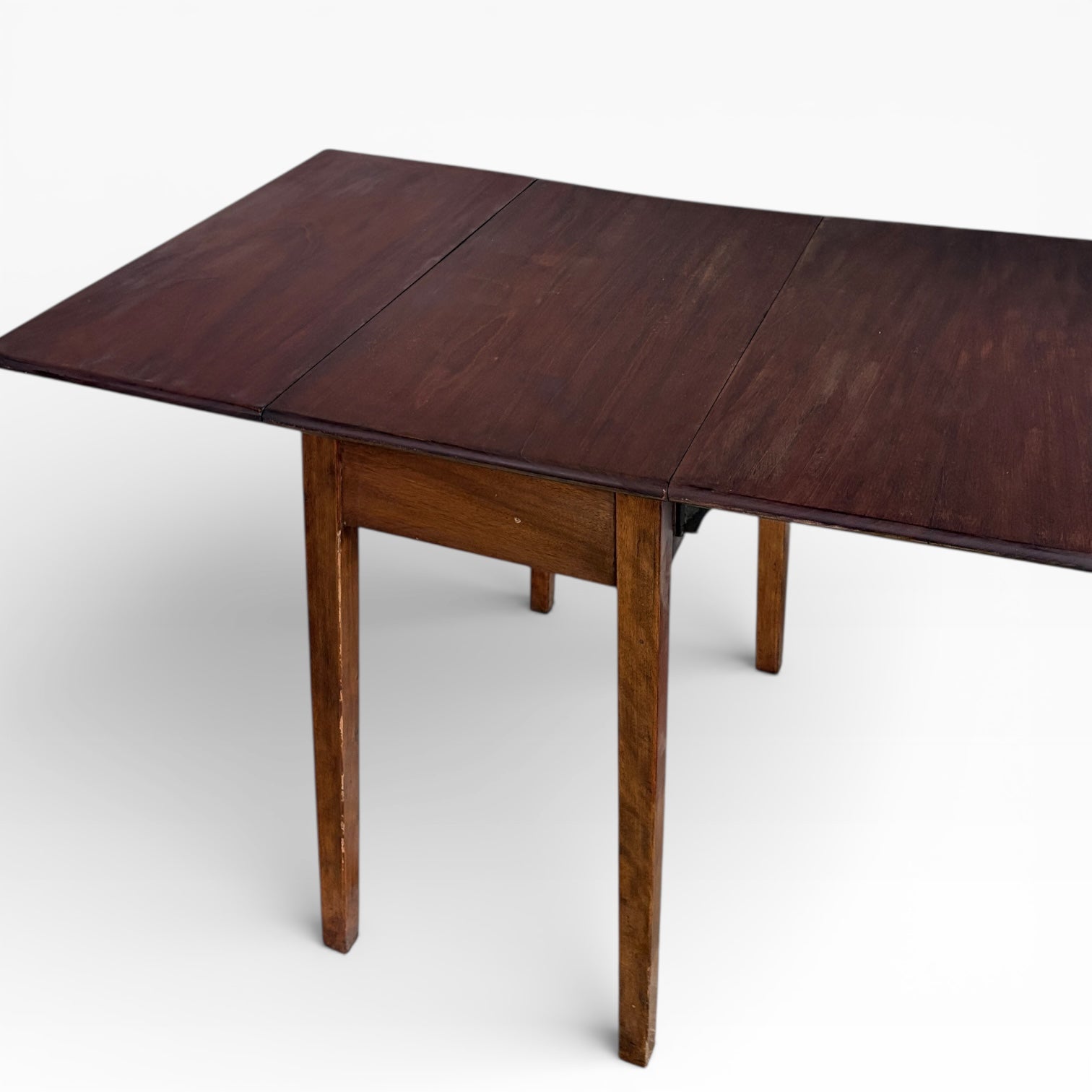 Victorian Mahogany Drop Leaf Dining Table — view 7