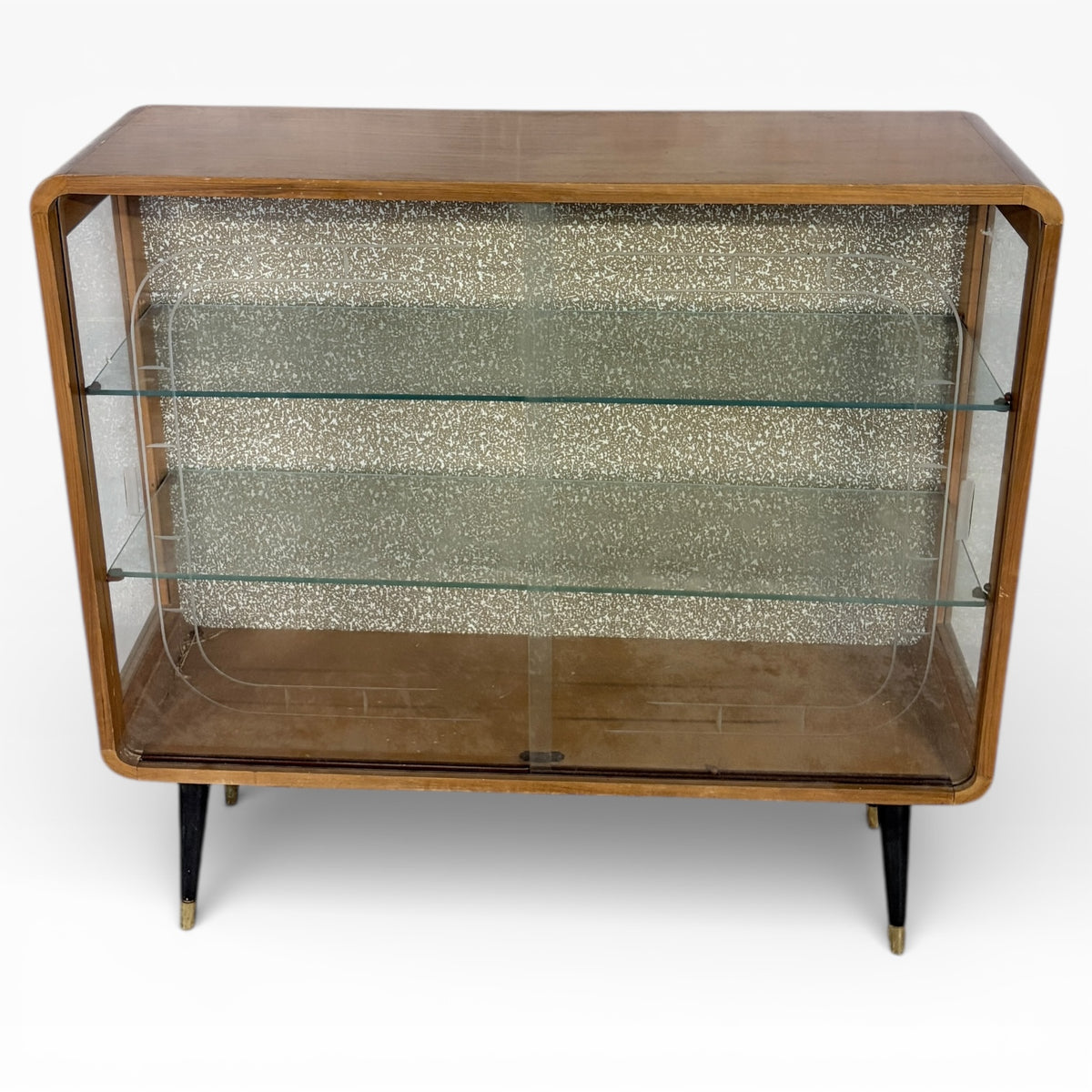Mid Century Drinks Cabinet – Retro Cocktail Cabinet With Elegant Tapered Legs & Compact Depth