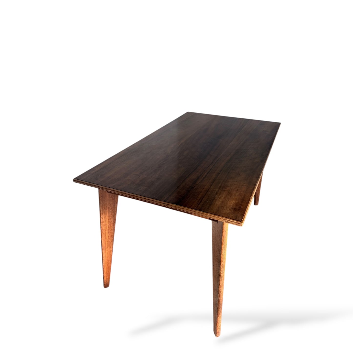 Morris of Glasgow Mid-Century Walnut Dining Table – 1960s Rectangular Table