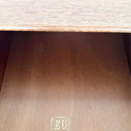 Mid Century E. Gomme Librenza Chest of Drawers – Teak & White with Brass Handles