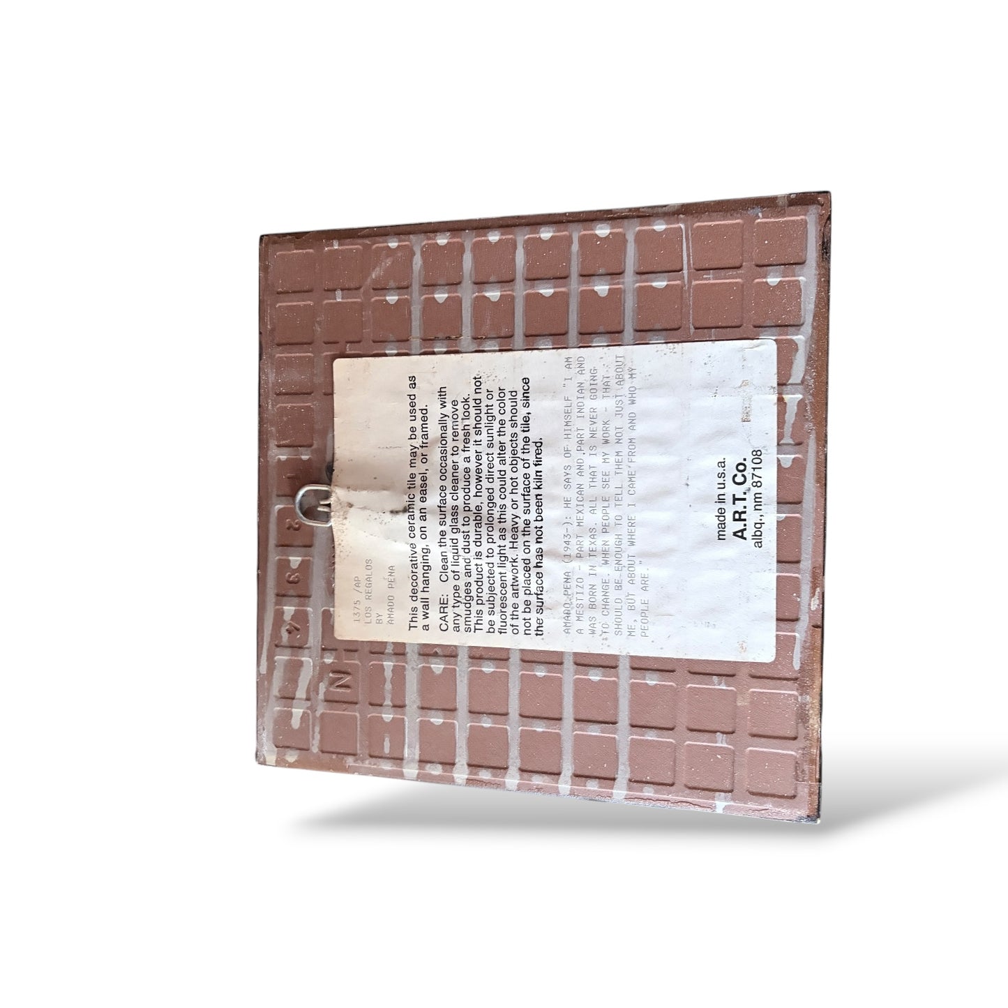 New Mexico Ceramic Tile – Vintage Southwestern Wall Art Decorative Plaque