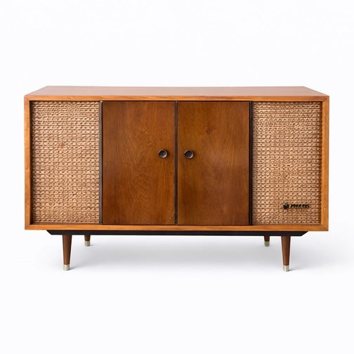 Pye Stereo Radiogram with Turntable – Mid-Century Teak Cabinet