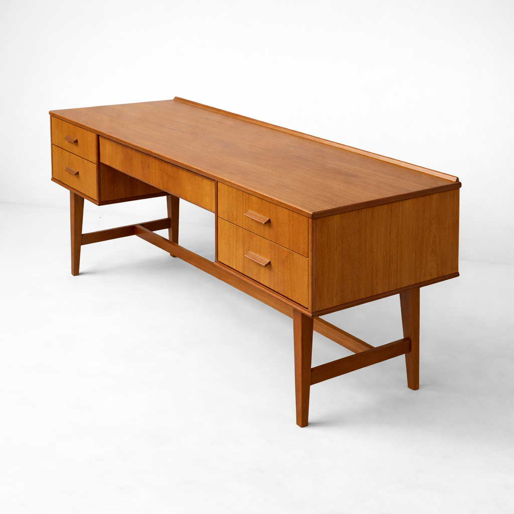 Vintage Gimson & Slater Teak Desk / Dressing Table