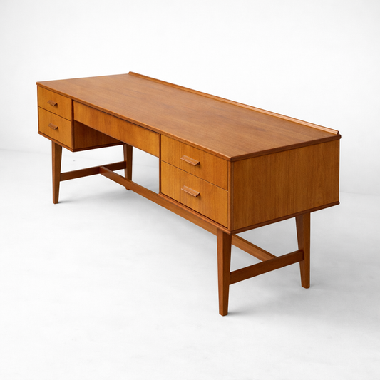 Vintage Gimson & Slater Teak Desk / Dressing Table