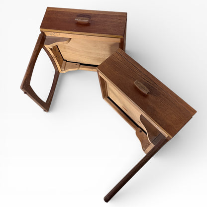 Mid Century G Plan Floating Bedside Tables (Pair) — view 10