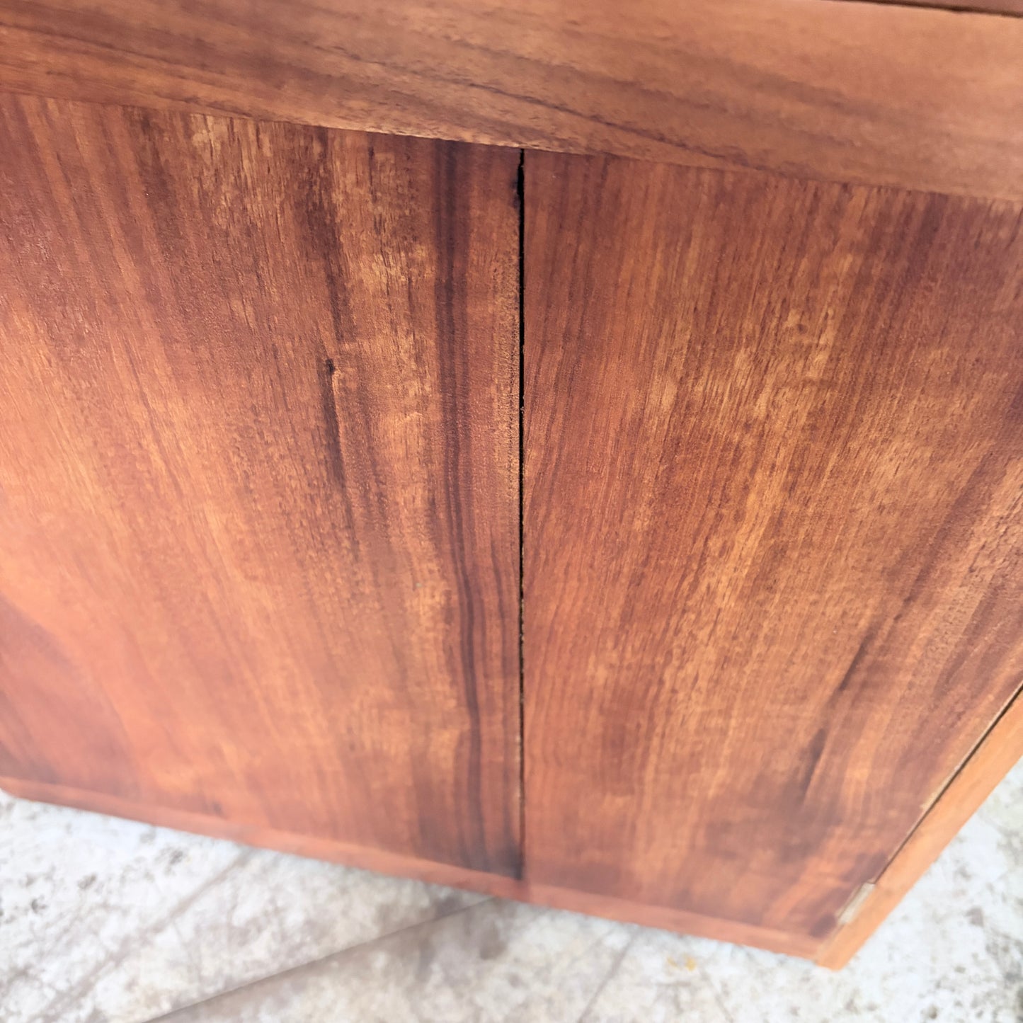 Pair of Mid-Century Walnut Bedside Cabinets | Vintage One Drawer Nightstands