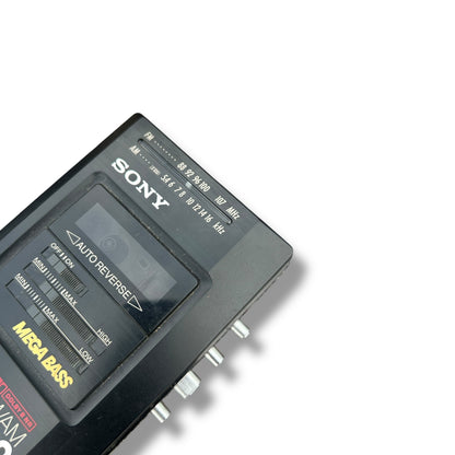 Vintage Sony Walkman FM/AM Cassette Player | Auto Reverse, Mega Bass, 1980s Portable Music Player
