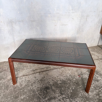 Rare Mid Century G Plan Teak & Ceramic Tile Coffee Table