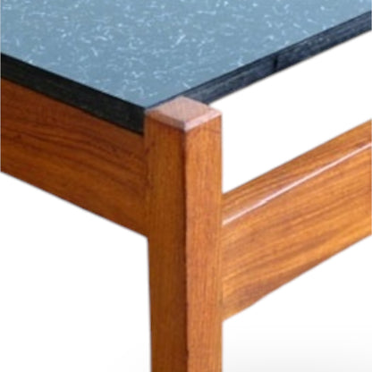 Afromosia Teak & Laminate Coffee Table by Guy Rogers – Mid-Century British Design