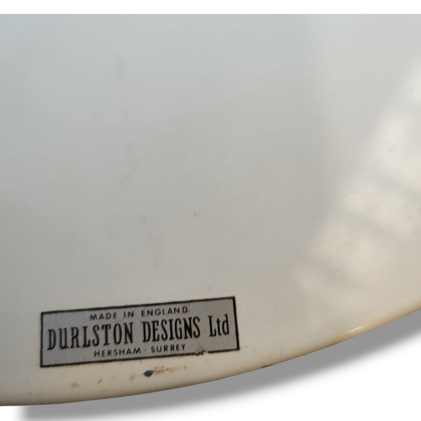 Vintage Tilting Table Mirror – Mid Century Oval Dressing Mirror with Tripod Base