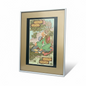 Framed Persian Miniature Art Print – Vintage Middle Eastern Scholar Illustration