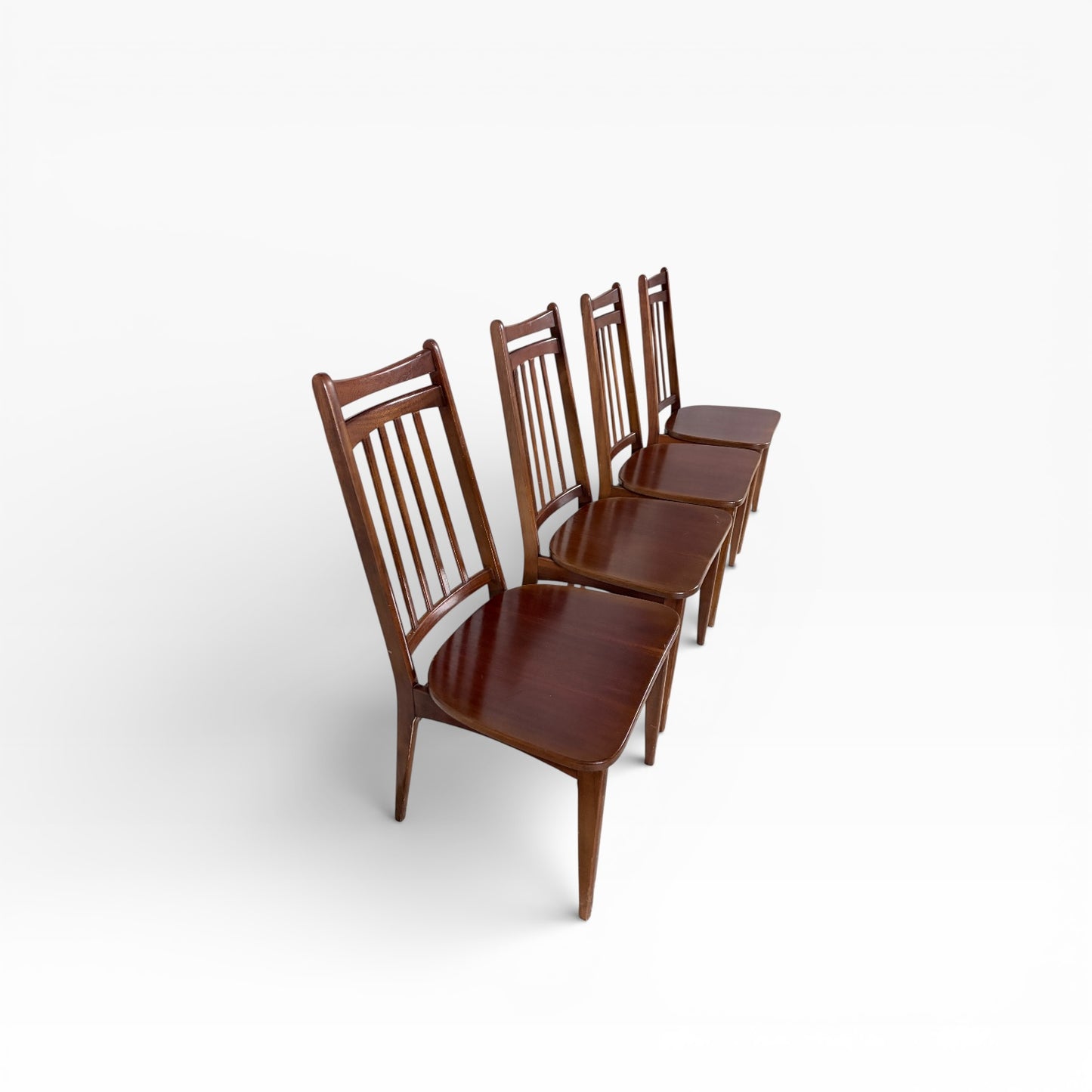Elliotts of Newbury Mid-Century Dining Chairs – Set of Four