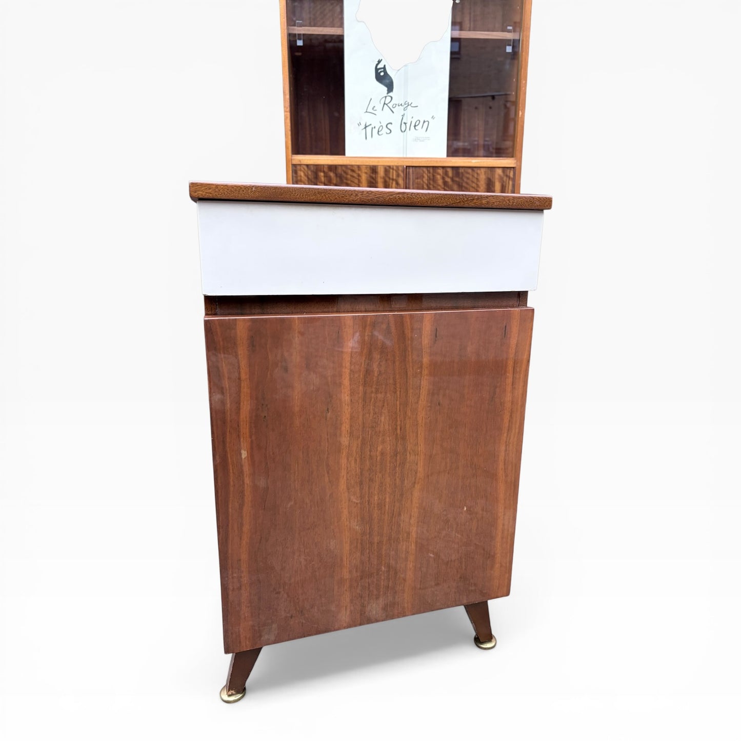 Mid Century Meredew Two-Tone Bedside Cabinet