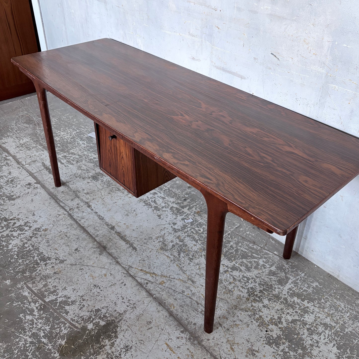 Mid Century Danish Rosewood Floating Coffee Table by Omann Jun