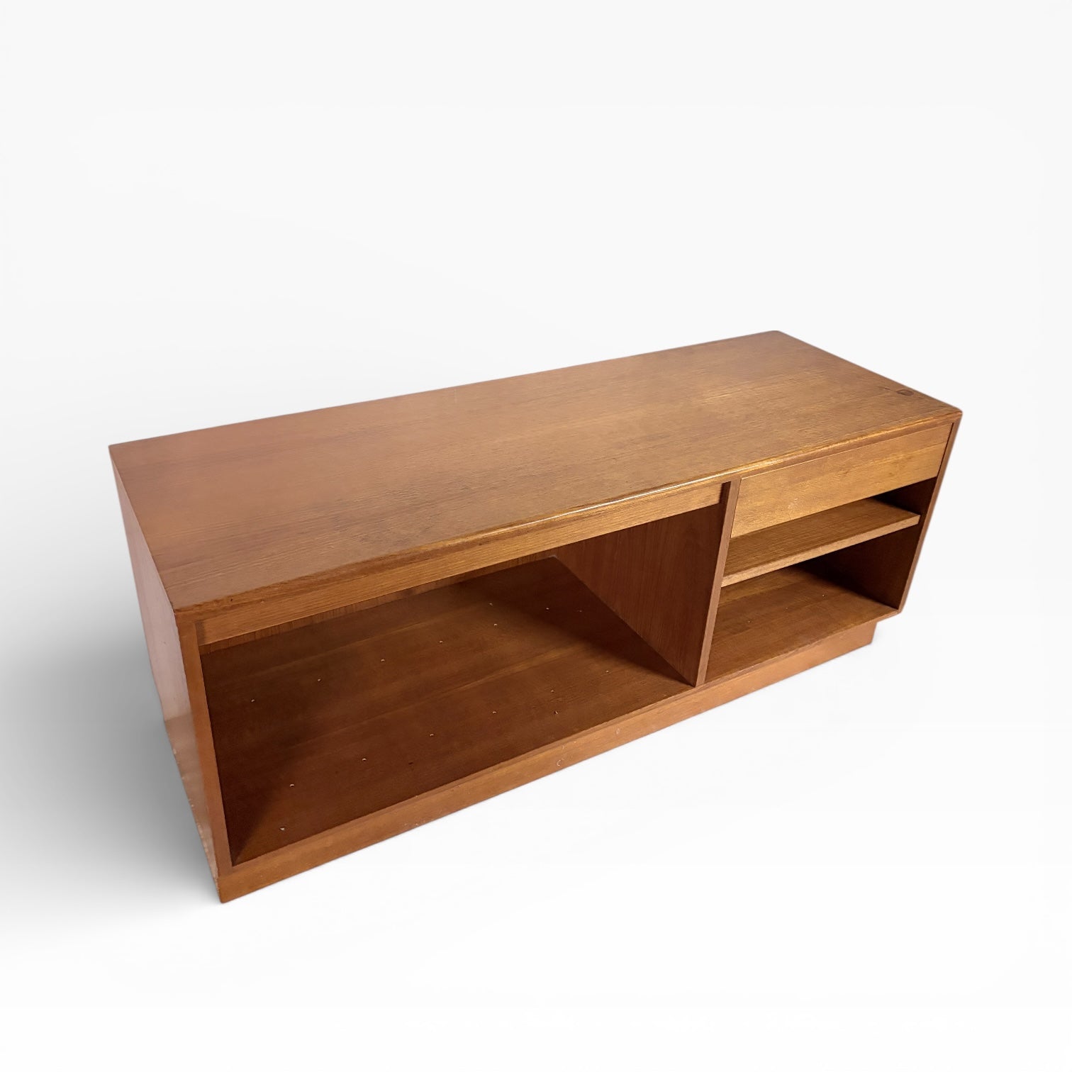 Mid-Century G Plan Teak Media Unit / TV Stand with Open Shelving — view 3