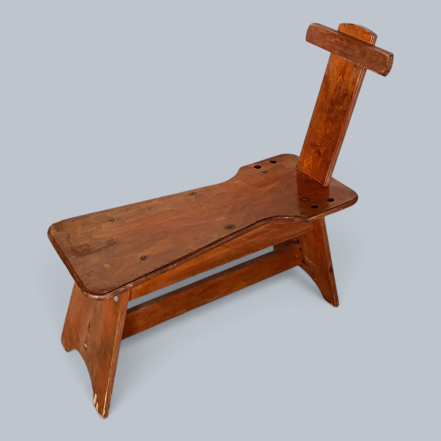Handmade Oak Artist’s Easel Bench / Studio Seat