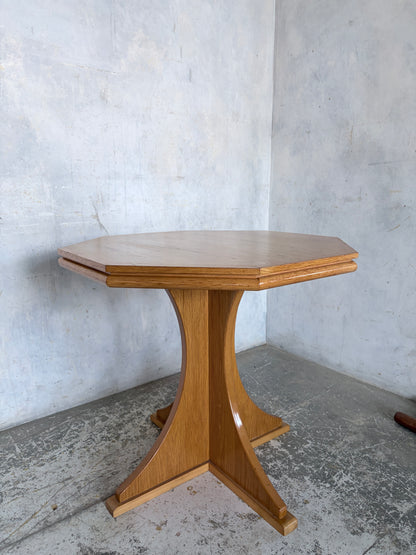 Arts & Crafts Octagonal Oak Coffee Table