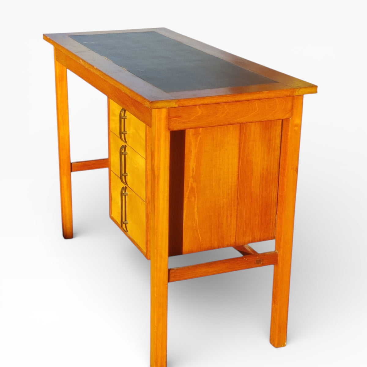 Mid Century Writing Desk – Solid Wood British Desk with Drawers | Gordon Russell