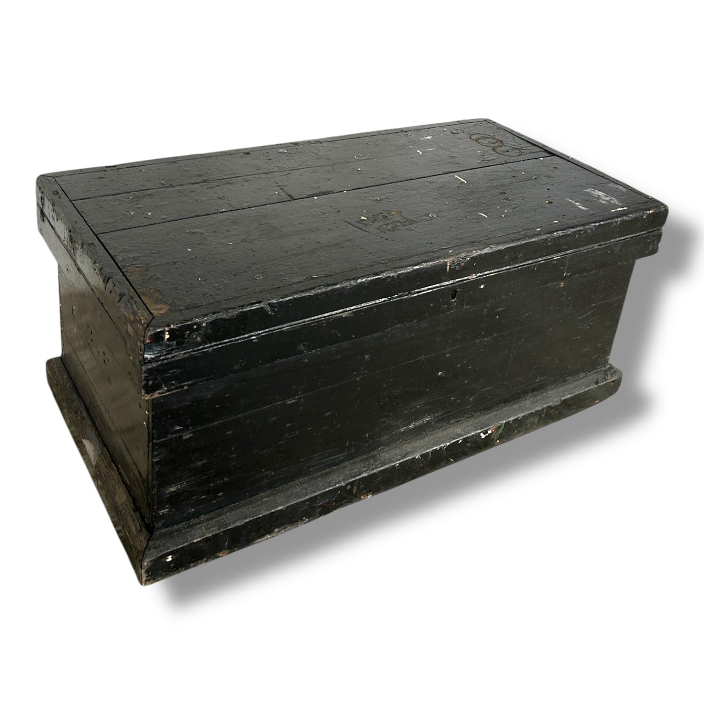 Vintage Military Wooden Tool Chest | Old Army Storage Box with Compartments