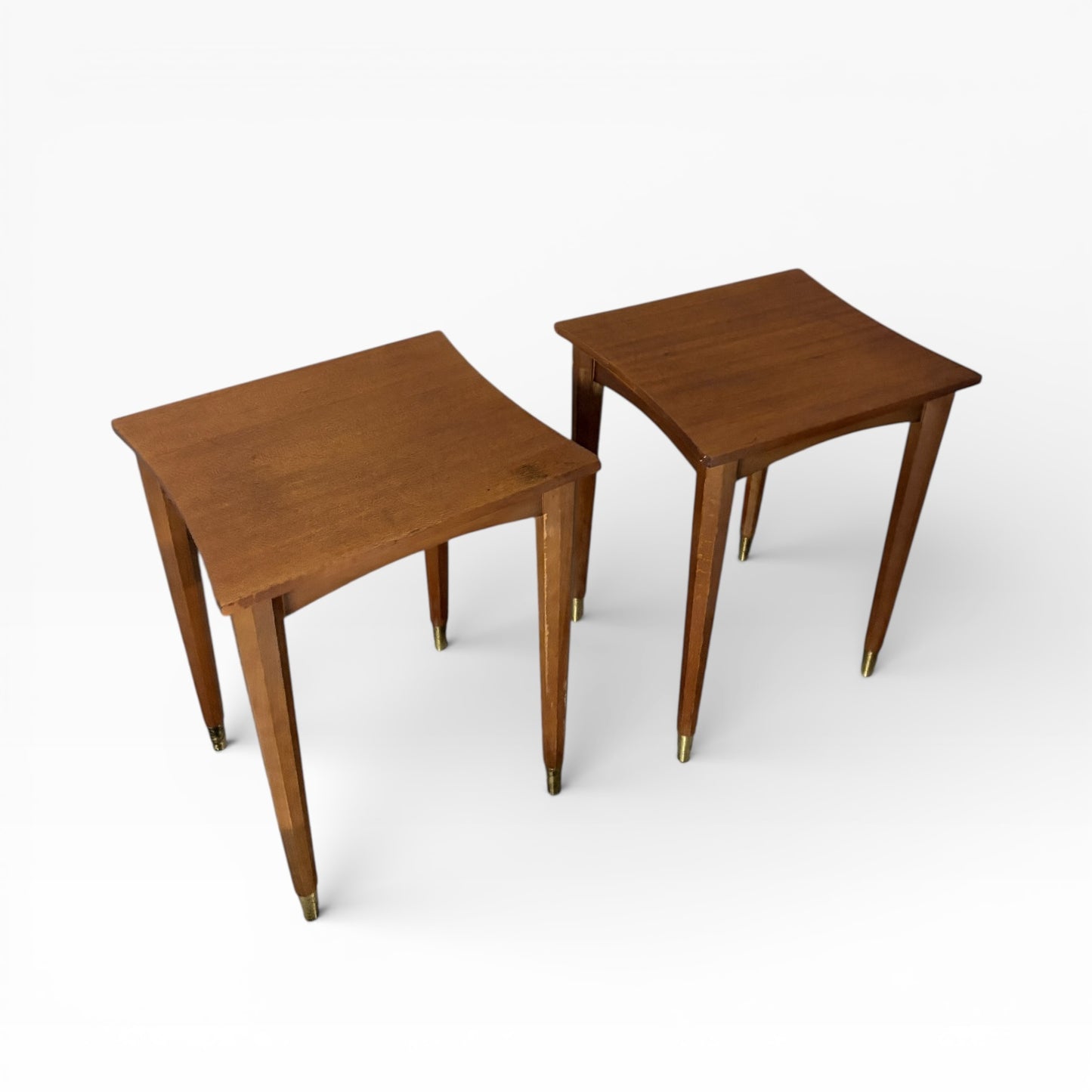 Vintage Teak Bedside Tables – Pair | Mid-Century Scandinavian — view 3