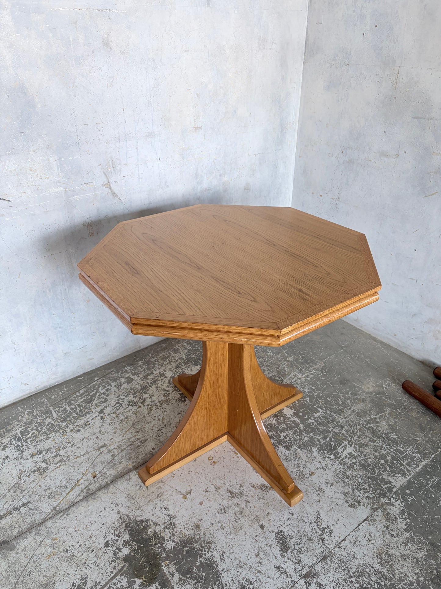 Arts & Crafts Octagonal Oak Coffee Table