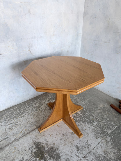 Arts & Crafts Octagonal Oak Coffee Table