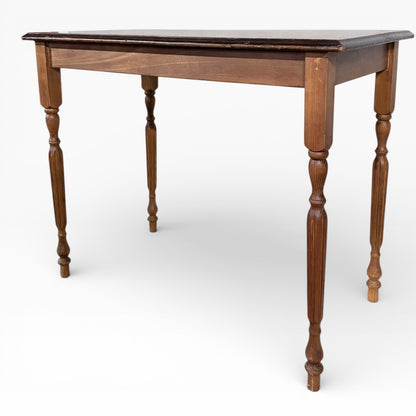 Mid Century Pine and Oak Console Table