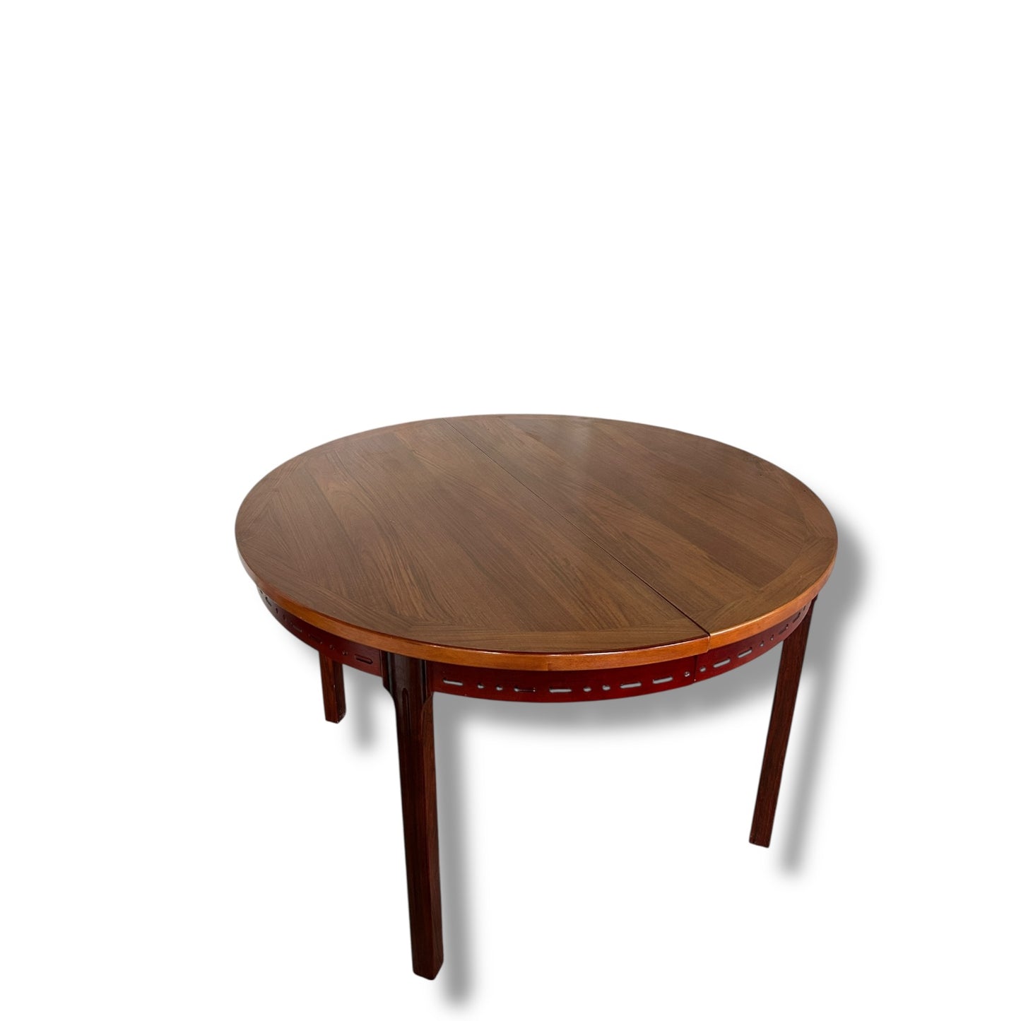 Mid-Century Swedish Rosewood & Teak Extending Dining Table by Nils Jonsson for Troeds
