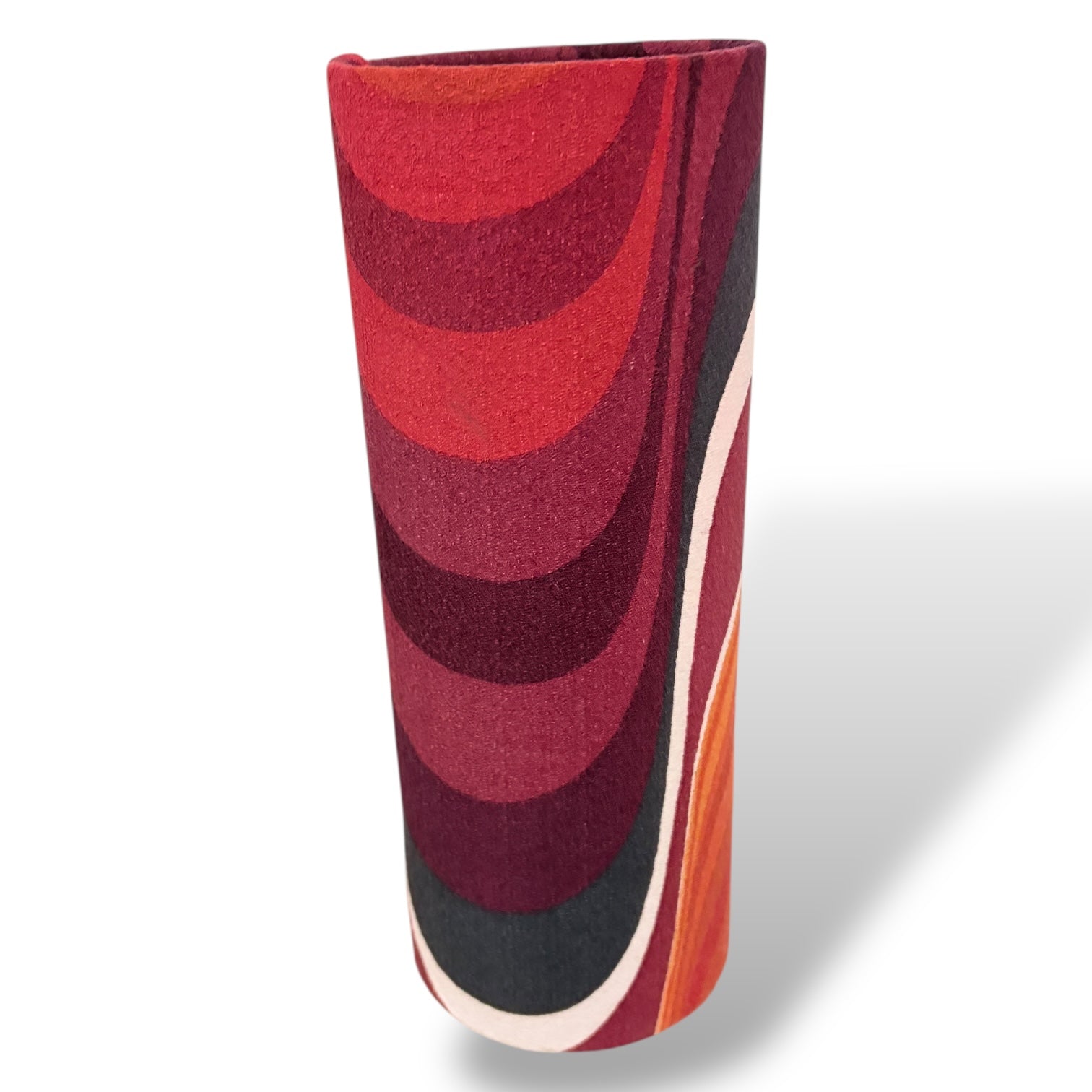 Vintage Table Lamp with Handmade Shade by Lightfandango – Barbara Brown “Frequency” Heals 1968 Fabric — view 3