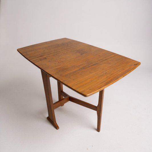 Legate Mid Century Drop Leaf Dining Table | Vintage Teak Extendable Table
