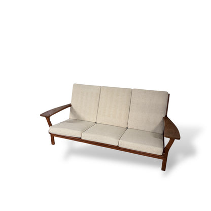 Three-Seater Sofa by Hans Wegner – Danish Mid-Century Vintage Teak