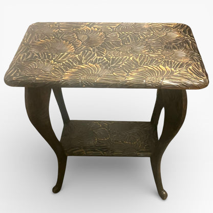 Antique Liberty & Co Japanese Carved Arts & Crafts Side Table / Plant Stand, c.1900 — view 5