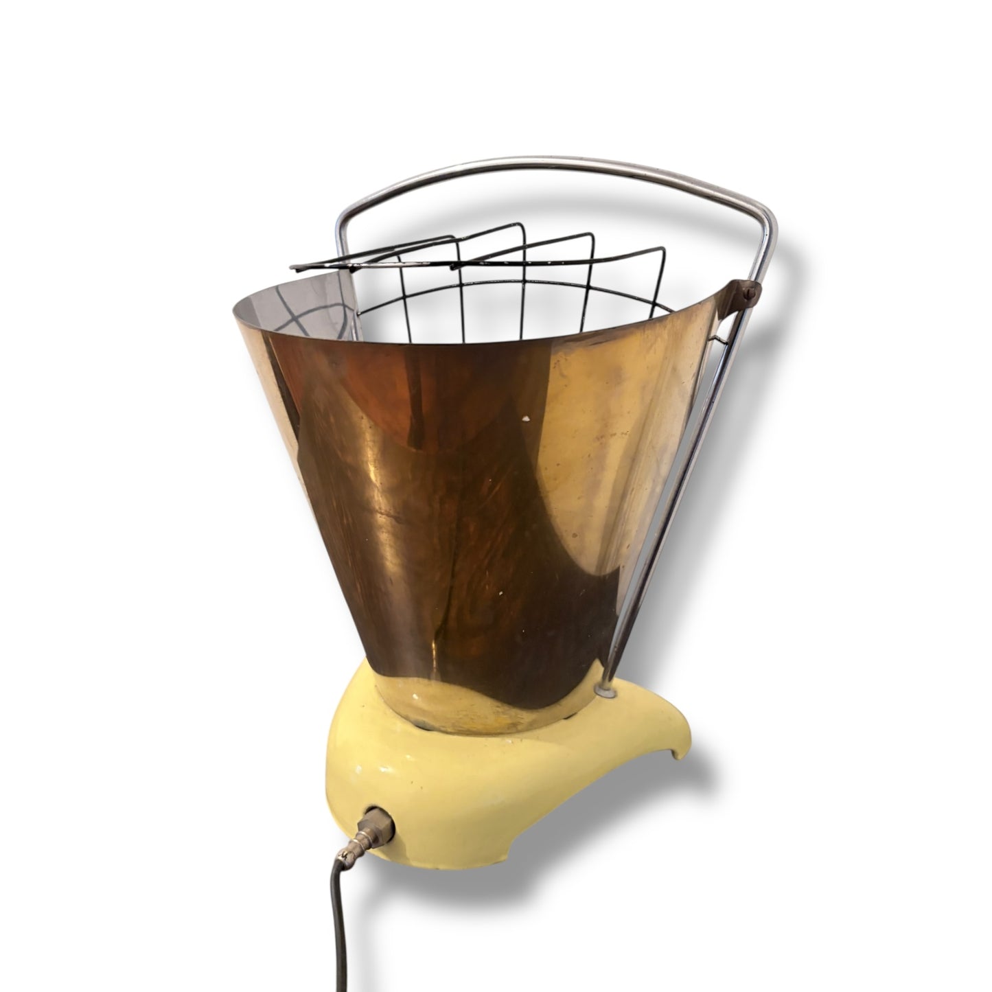 1950s Lloyd Metcalfe Butane Heater Upcycled Table / Floor Lamp – Art Deco