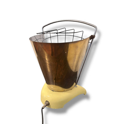 1950s Lloyd Metcalfe Butane Heater Upcycled Table / Floor Lamp – Art Deco