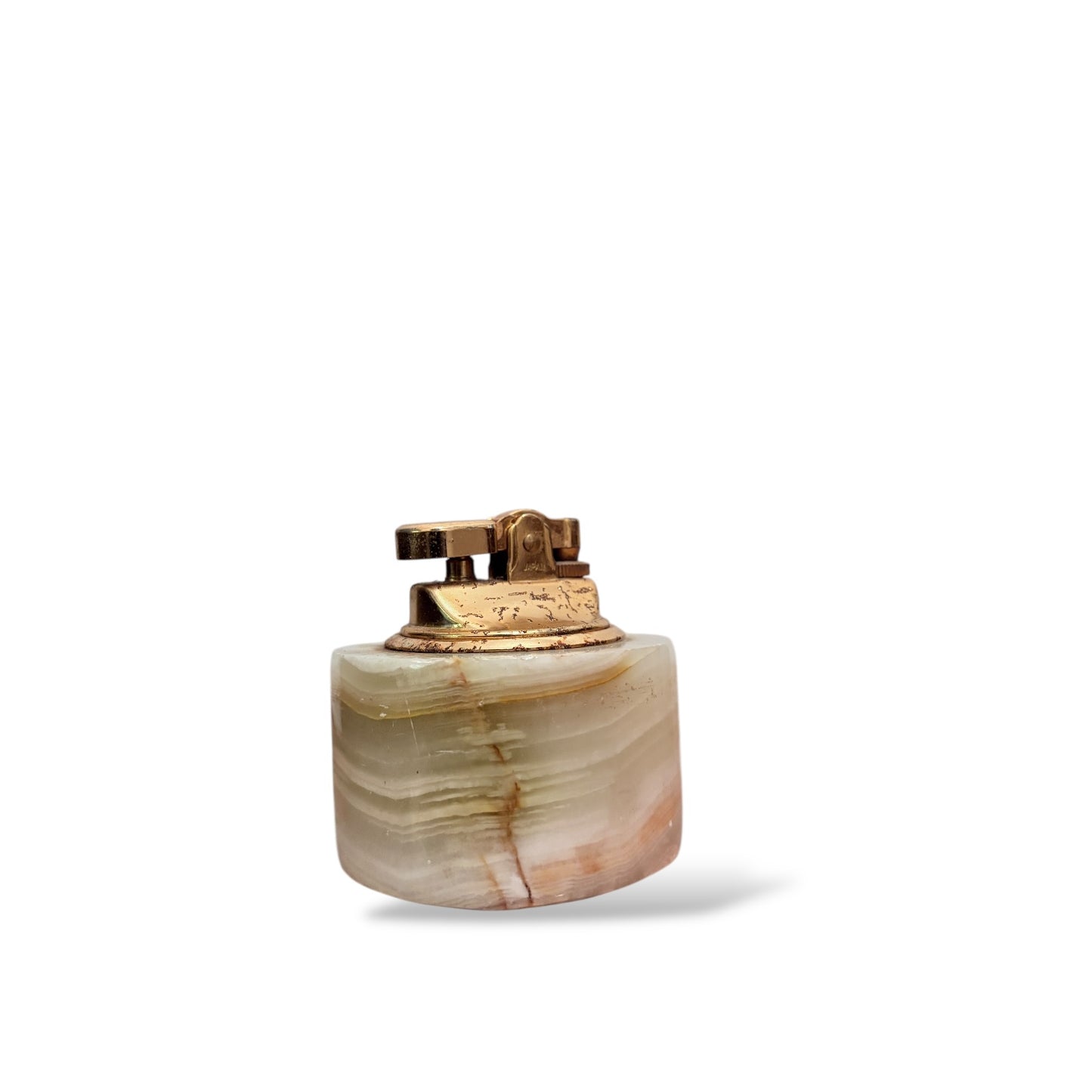 Vintage Italian Art Deco Onyx Marble Table Lighter