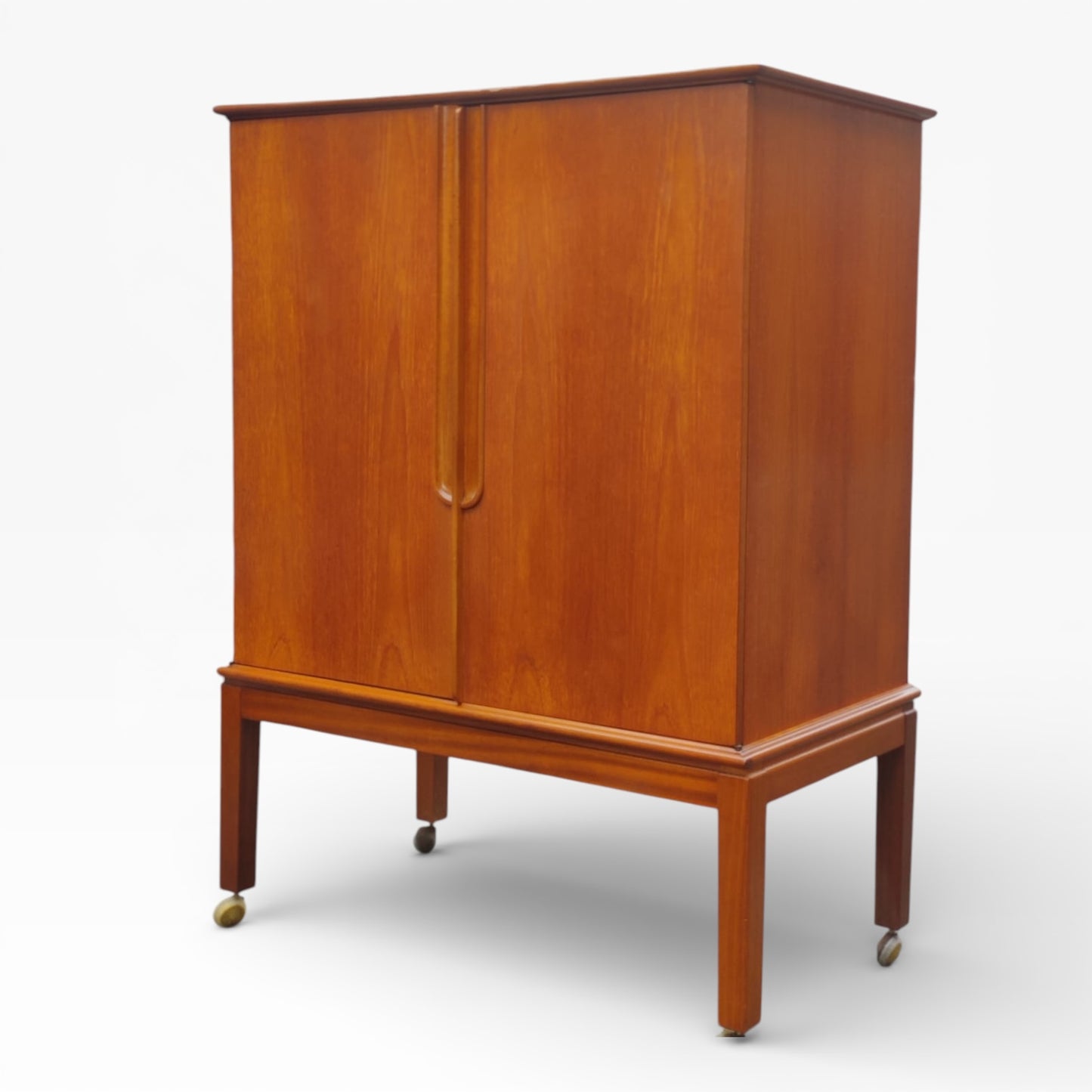 Mid Century Teak Sideboard | Vintage Danish Media Unit With Compact Storage