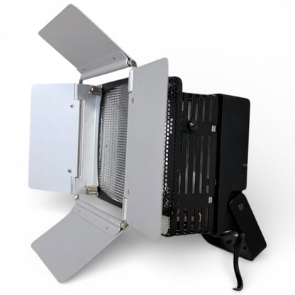 Vintage Studio Lamp – Prinzflex Adjustable Metal Lamp with Ribbed Glass Lens