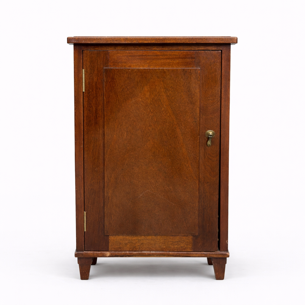 Arts & Crafts Oak Record Cabinet