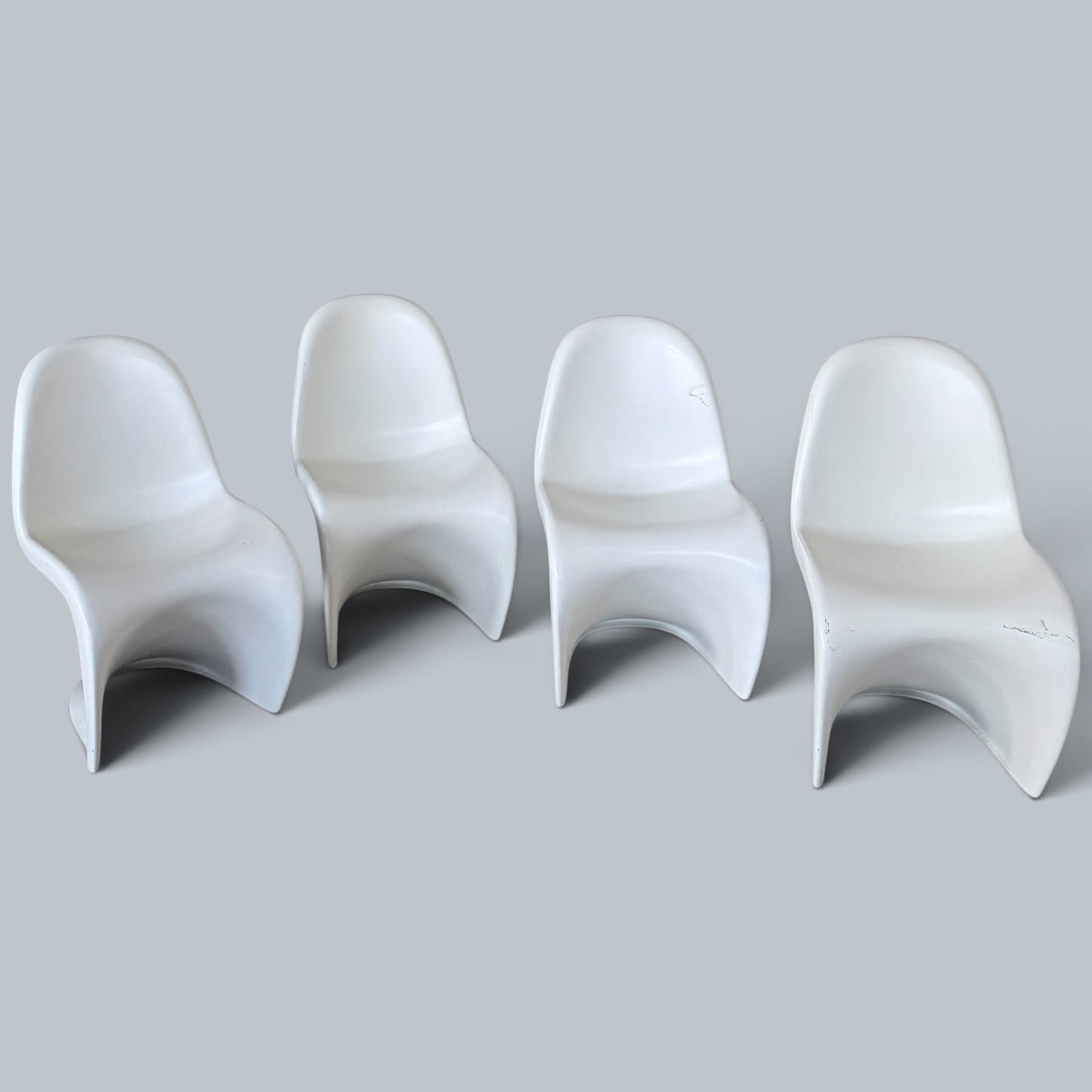 Vintage Space Age Dining Set – Arkana Maurice Burke Tulip Table & Four Panton Chairs