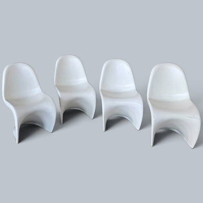 Vintage Space Age Dining Set – Arkana Maurice Burke Tulip Table & Four Panton Chairs