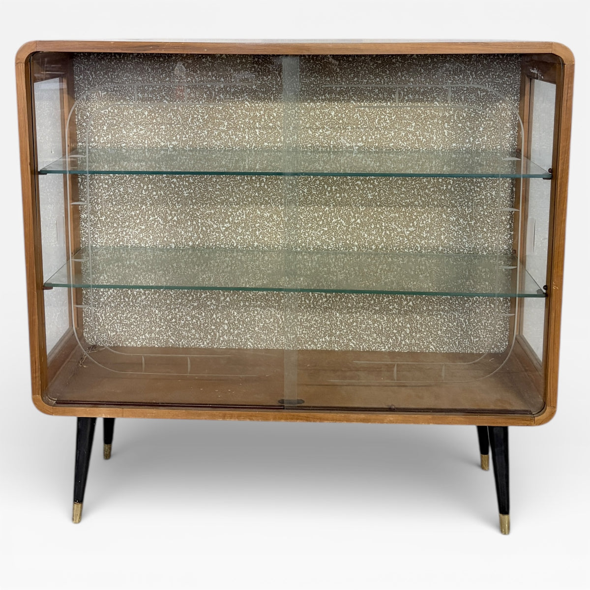 Mid Century Drinks Cabinet – Retro Cocktail Cabinet With Elegant Tapered Legs & Compact Depth