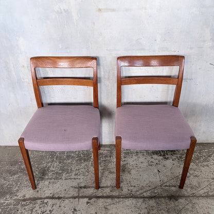 Nils Jonsson for Troeds Swedish Mid Century Teak Dining Chairs – Set of Two