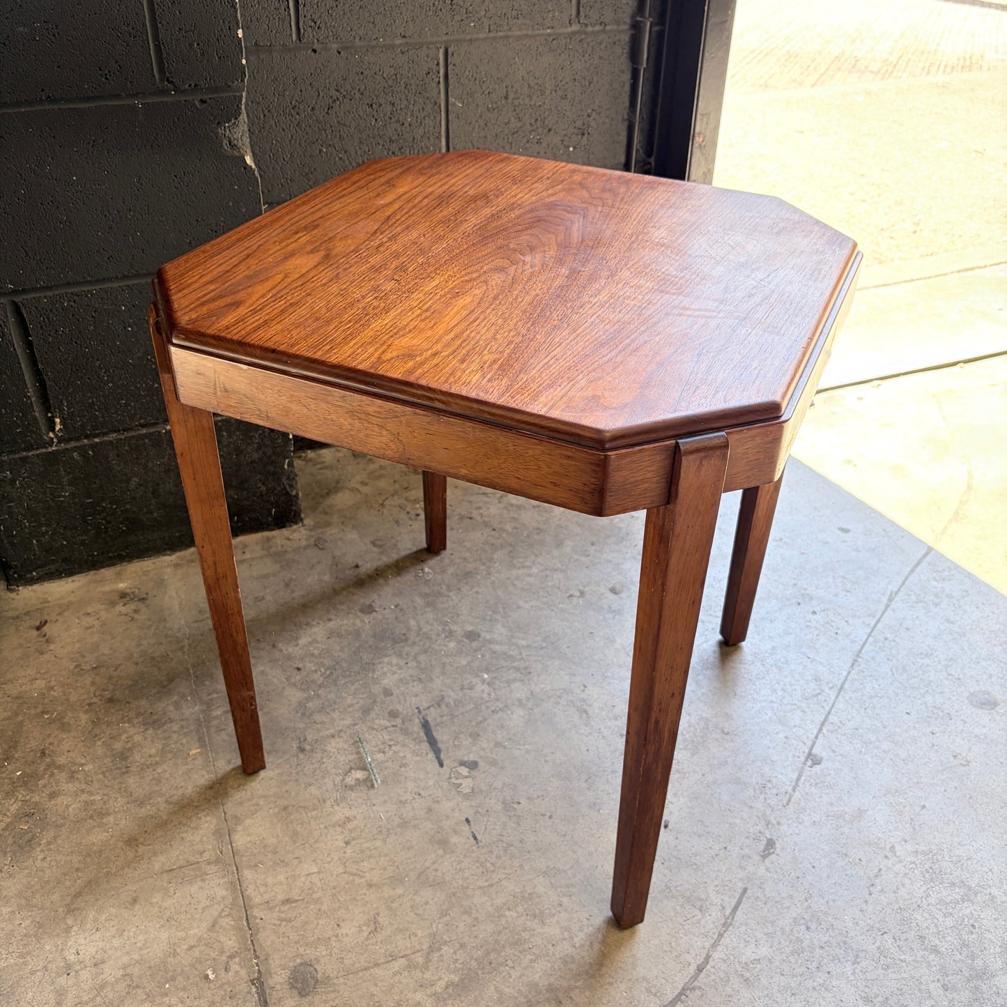 Art Deco Antique Oak Side Table