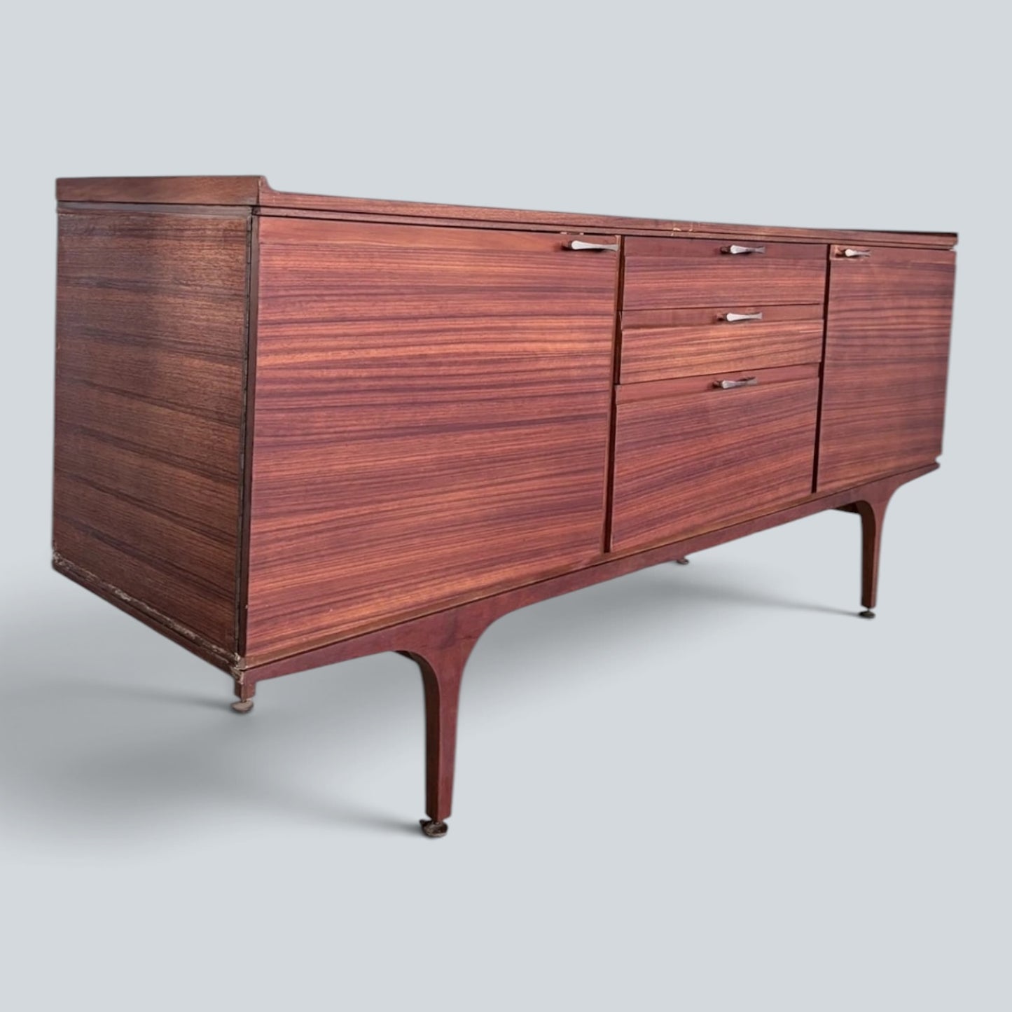 Vintage Meredew Teak Sideboard Mid Century British Credenza
