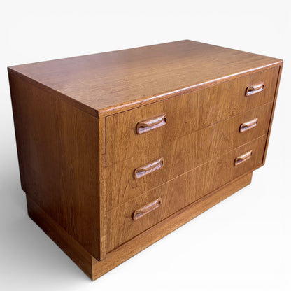 G Plan Fresco Three-Drawer Chest – Mid-Century Teak (c.1960s)